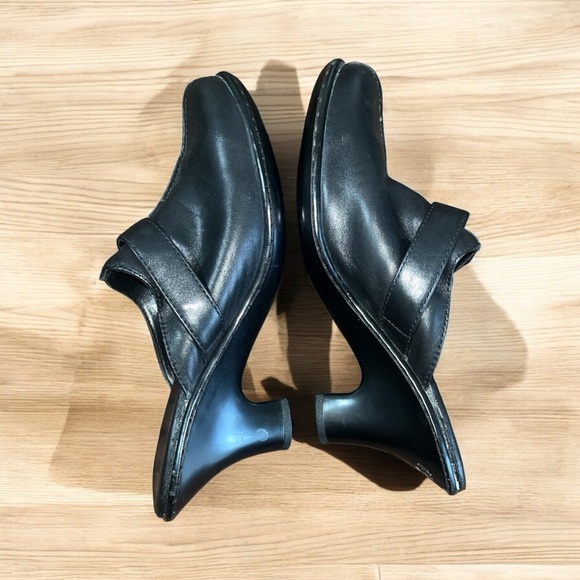 BOC Black Leather Mules with Sleek Design - Picture 4 of 7